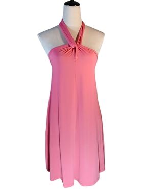 Venus Dress Or Coverup Pink Halter